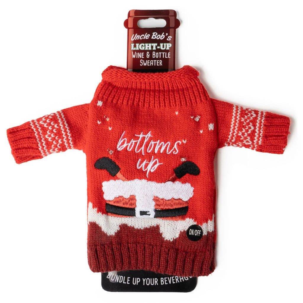 Holiday Light-Up Wine Bottle Sweater – Alicia DiMichele Boutique