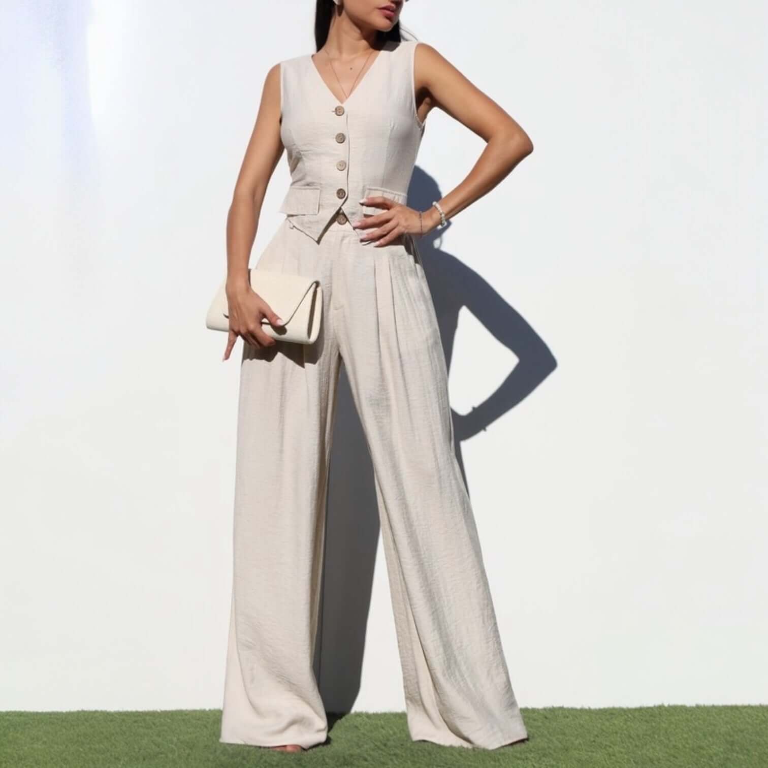 Daylight Linen Pant Set – Alicia DiMichele Boutique