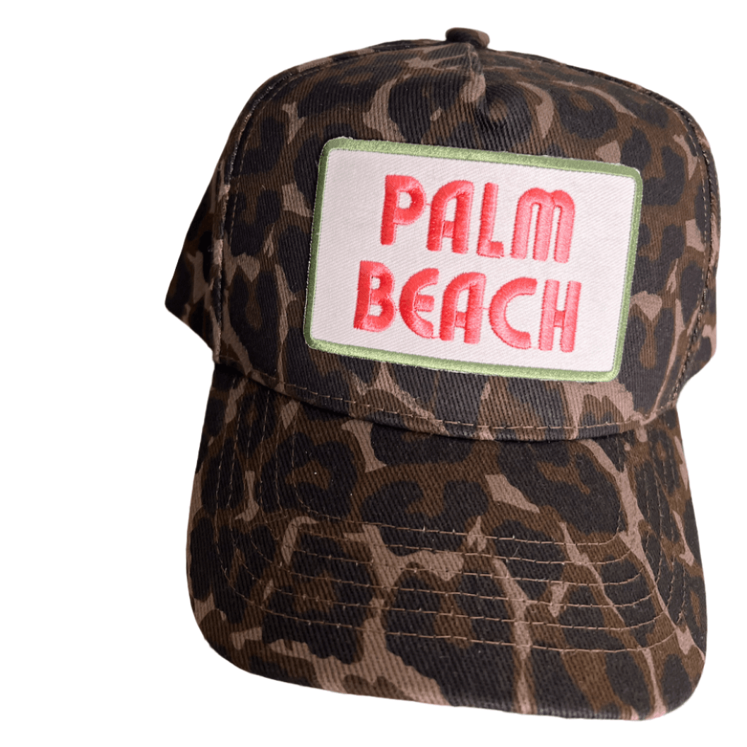 Palm Beach Leopard Vintage Trucker Hat – Alicia DiMichele Boutique