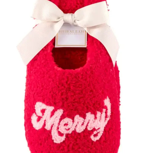 Merry Merry Slippers – Alicia DiMichele Boutique