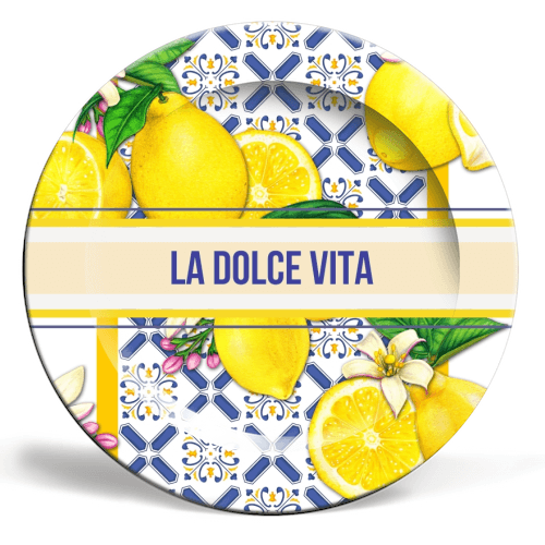 Lemon La Dolce Vita Plate – Alicia DiMichele Boutique