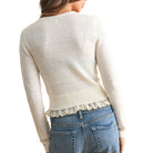 Lace Contrast Knit Cardigan – Alicia DiMichele Boutique