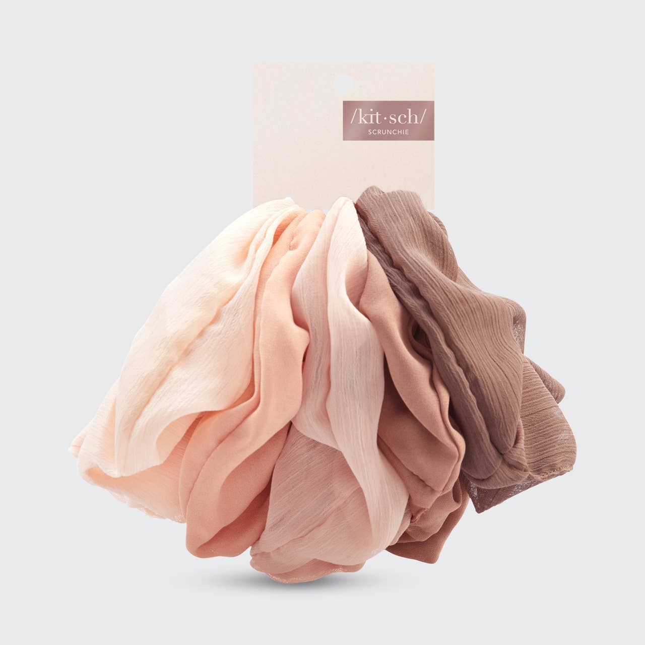 Kitsch Crepe Scrunchies 5pc - Terracotta – Alicia DiMichele Boutique