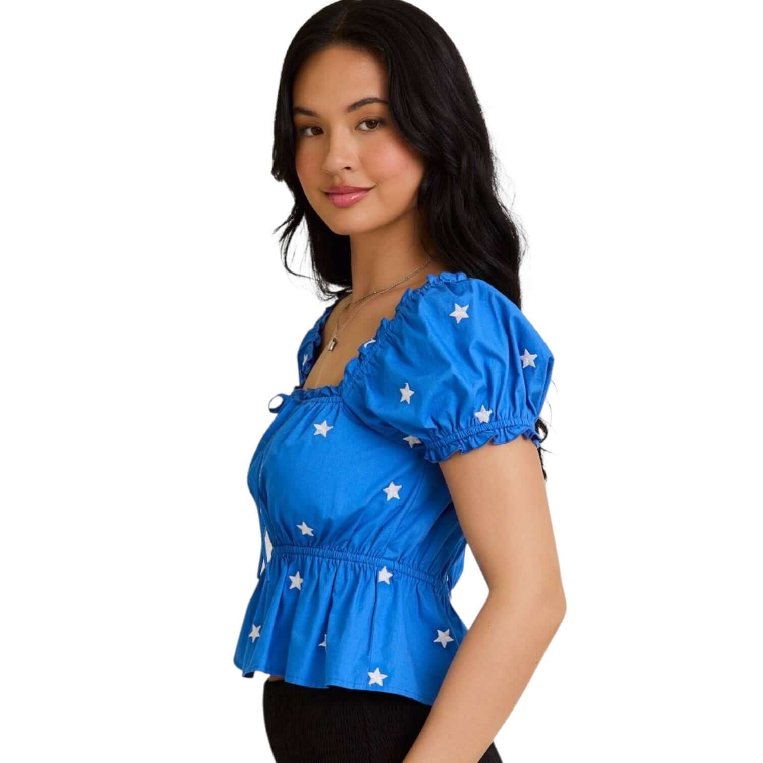 Starstruck Baby Doll Top – Alicia DiMichele Boutique