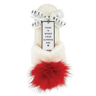 Red Pom Slippers – Alicia DiMichele Boutique
