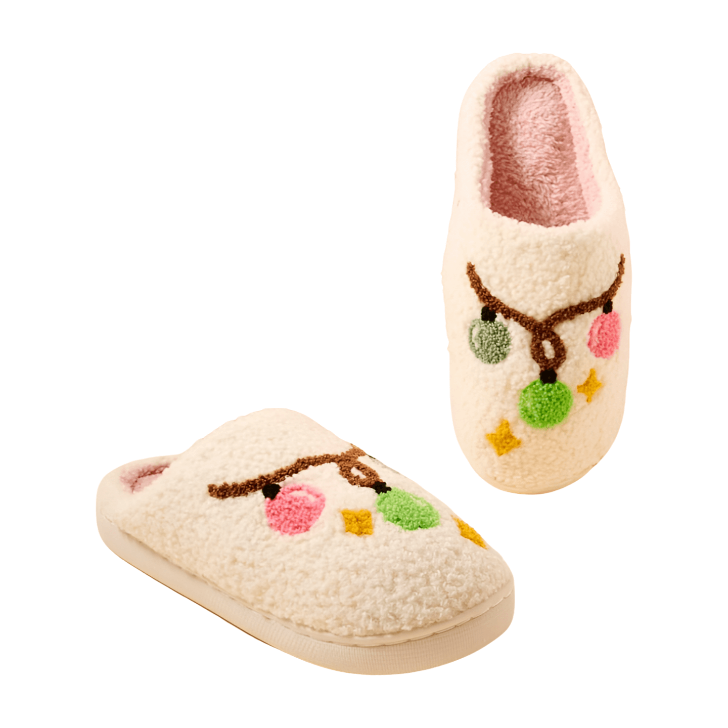 Christmas Lightbulbs Slippers – Alicia DiMichele Boutique
