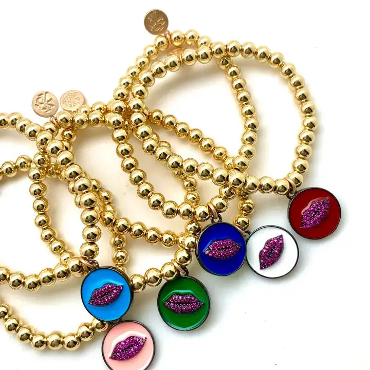 Smooch Bracelet - Emerald – Alicia DiMichele Boutique