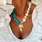 Palm Tree Luxe Necklace – Alicia DiMichele Boutique