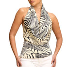 Ink Wave Cowl Top – Alicia DiMichele Boutique