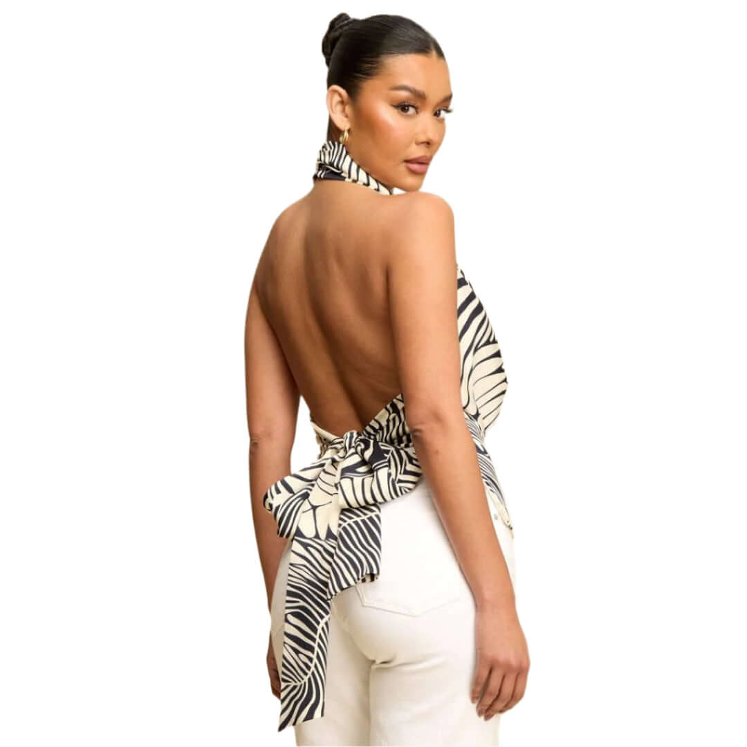 Ink Wave Cowl Top – Alicia DiMichele Boutique