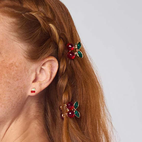 Kitsch Mini Cherry Rhinestone Claw Clips – Alicia DiMichele Boutique