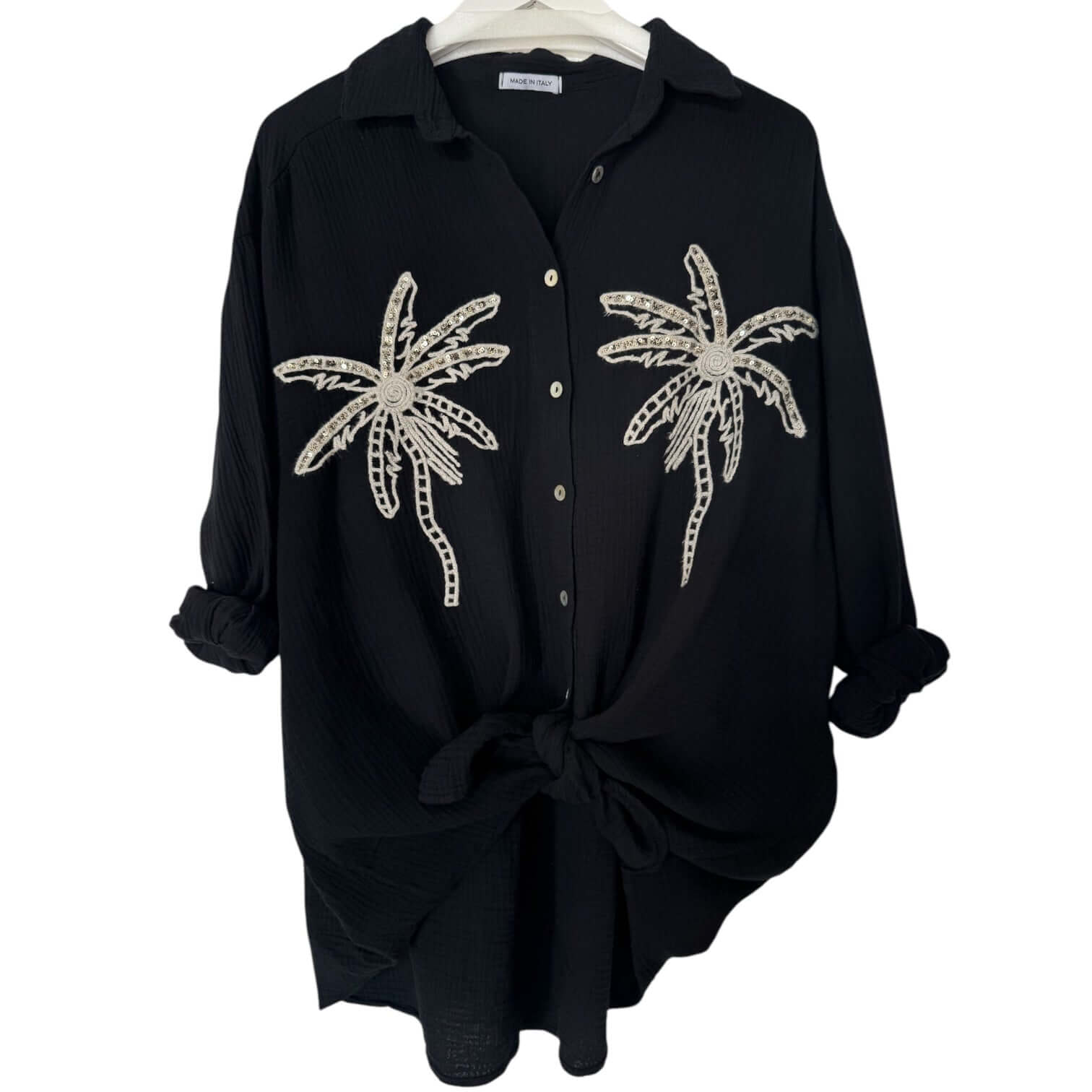 Moonshade Palm Gauze Shirt – Alicia DiMichele Boutique
