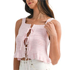 Pretty In Pink Ruffle Knit Tank – Alicia DiMichele Boutique