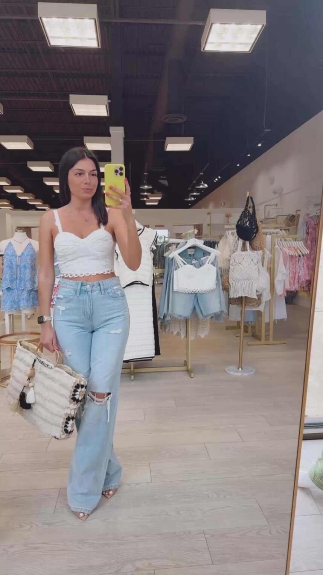 Sweetheart Embroidered Floral Cami – Alicia DiMichele Boutique