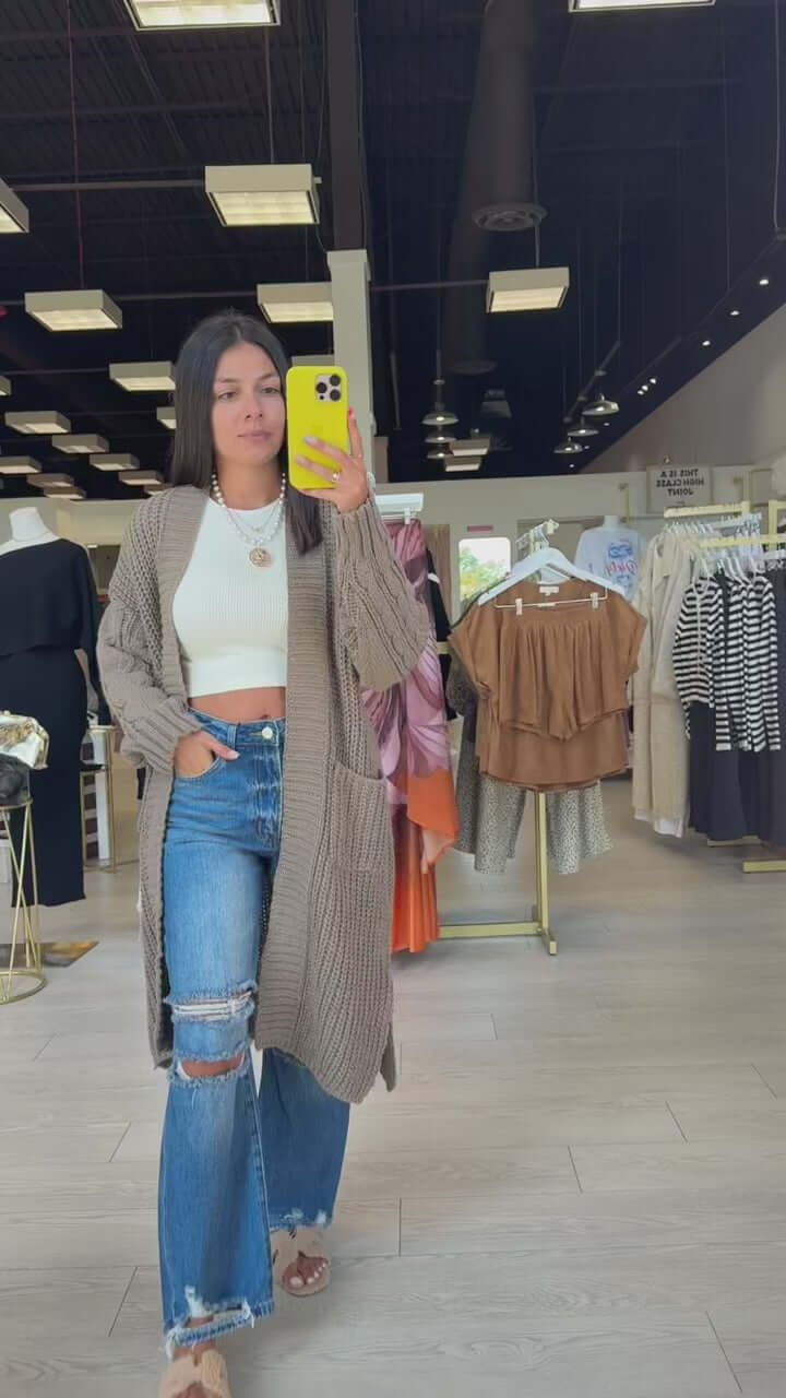 Luxe Ribbed Crop Top - Ivory – Alicia DiMichele Boutique