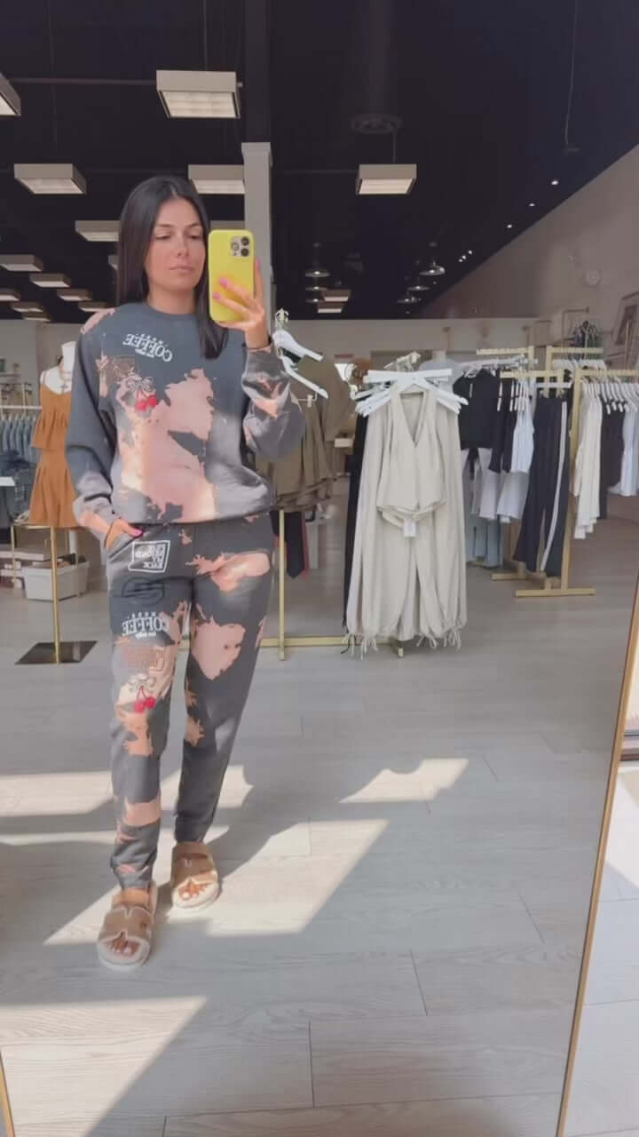 Tie Dye Struggle Bus Jogger Set – Alicia DiMichele Boutique
