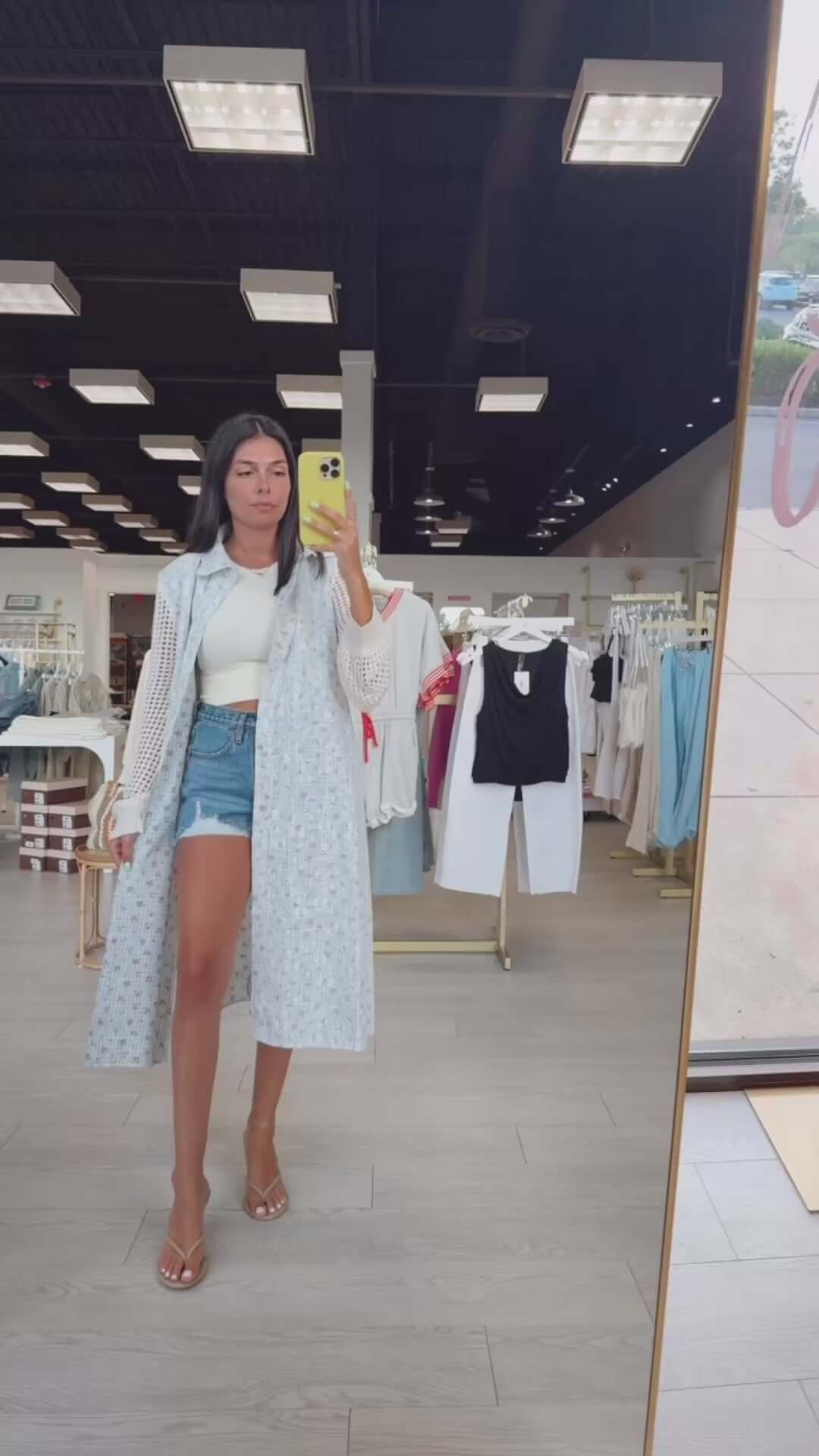 Longline Floral Crochet Jacket – Alicia DiMichele Boutique