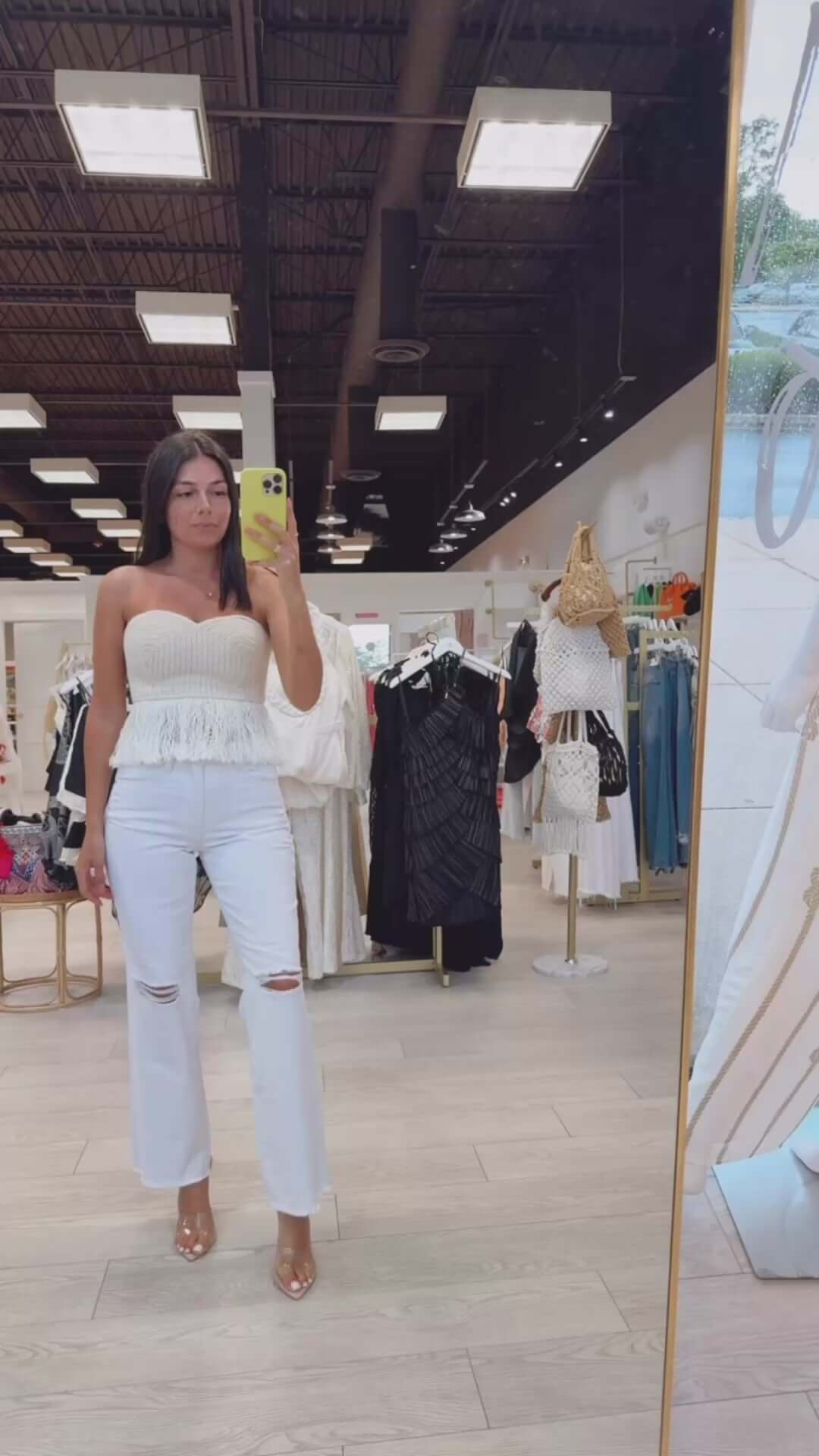 Crochet Strapless Top – Alicia DiMichele Boutique