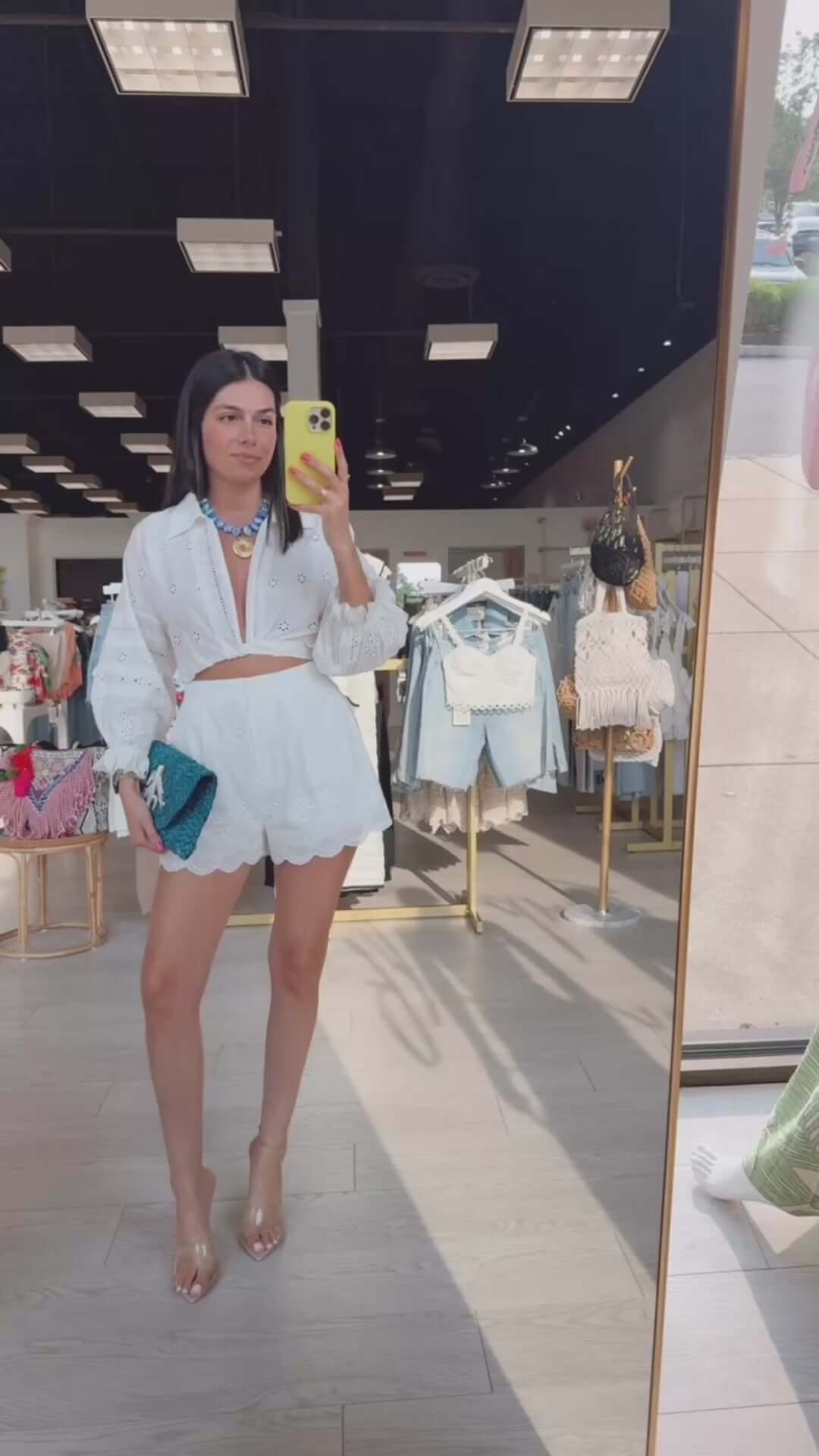 Sweet Escape Eyelet Shorts Set – Alicia DiMichele Boutique