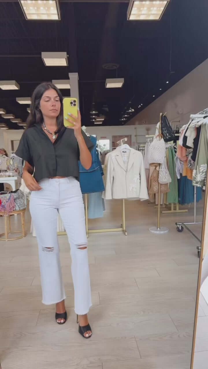 Sporty Poplin Shirt – Alicia DiMichele Boutique