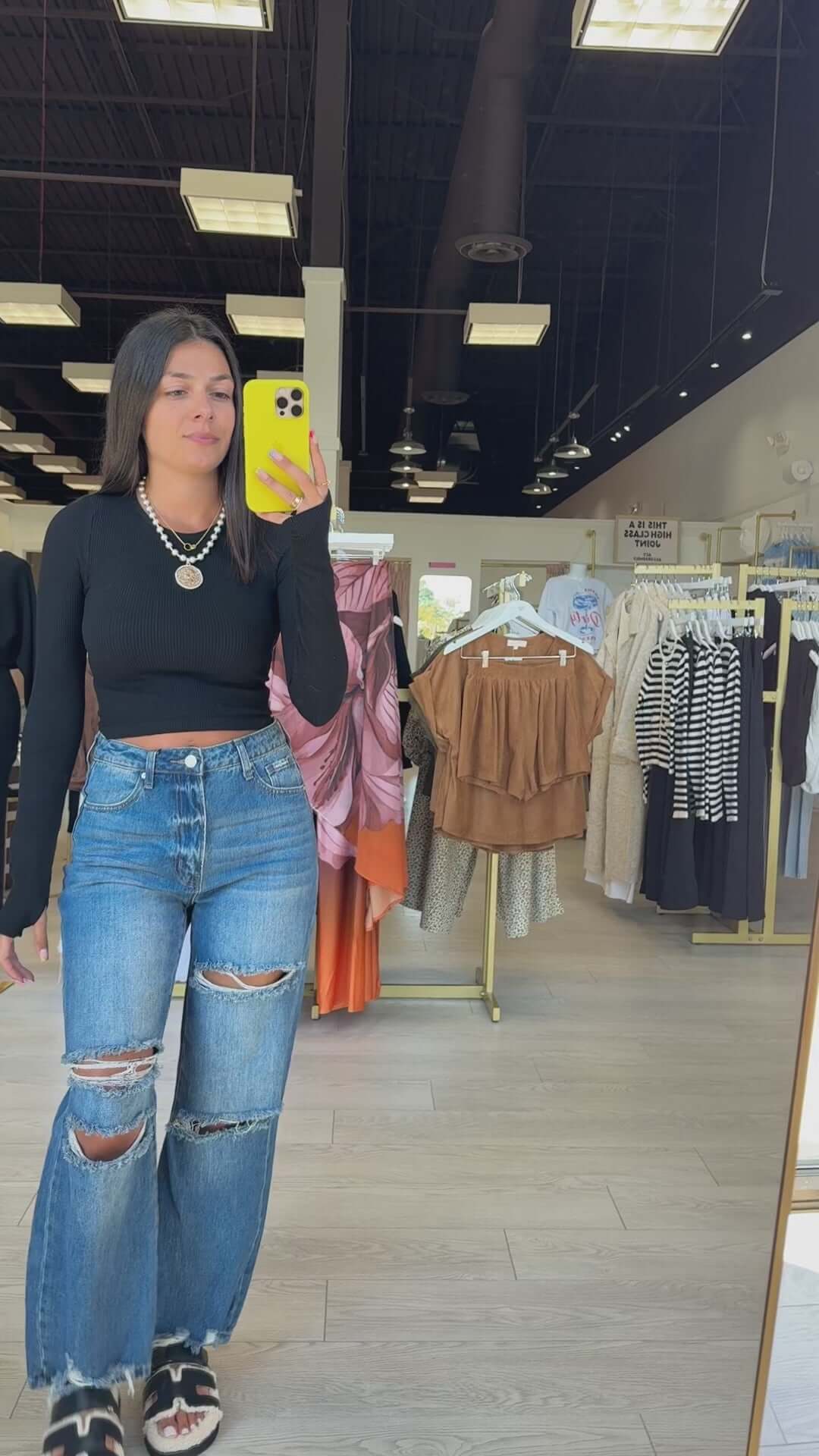 Luxe Ribbed Crop Top - Black – Alicia DiMichele Boutique