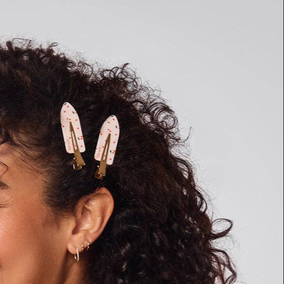 Kitsch Creaseless Clips - Cherry Print – Alicia DiMichele Boutique