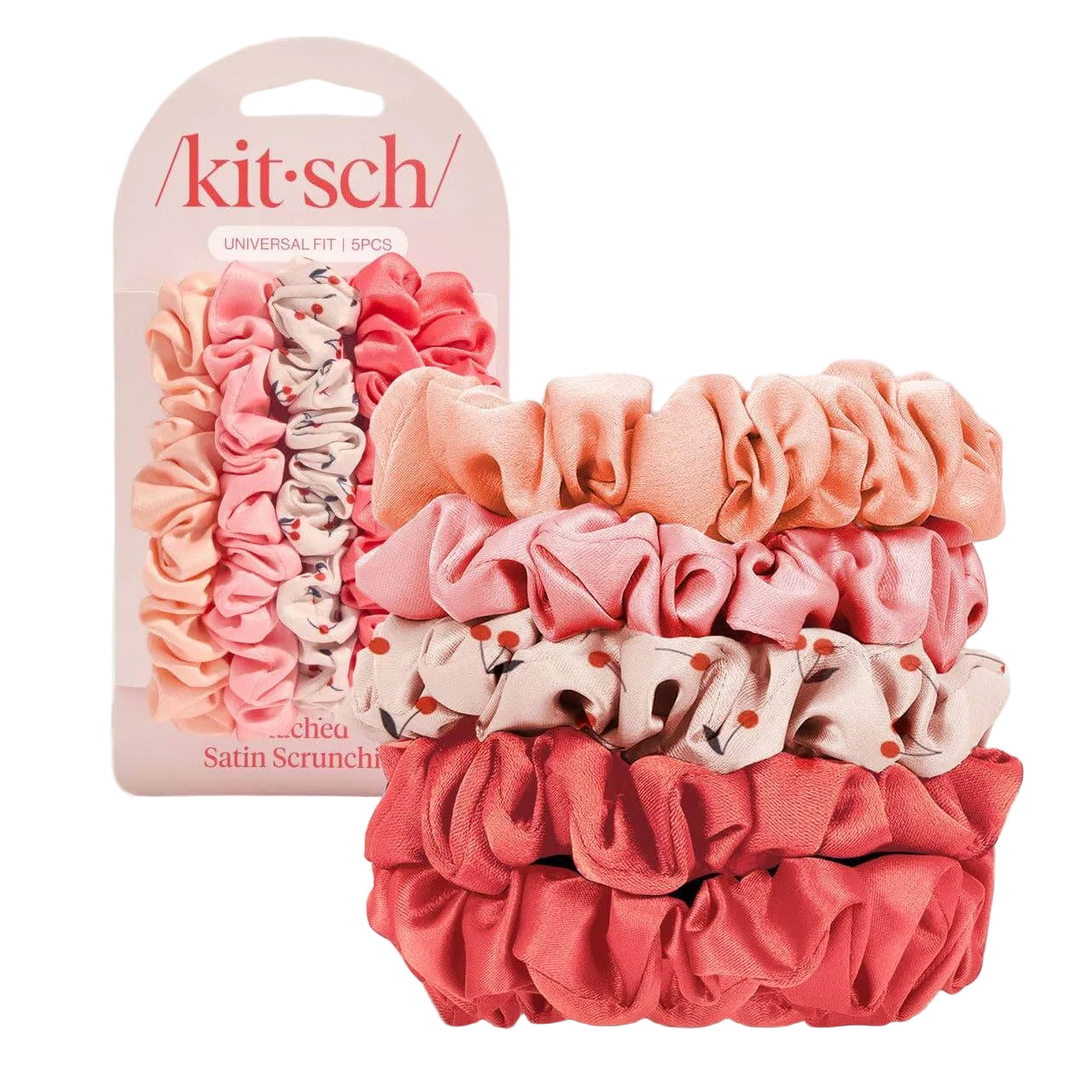 Kitsch Cherry Blossom Satin Scrunchies – Alicia DiMichele Boutique
