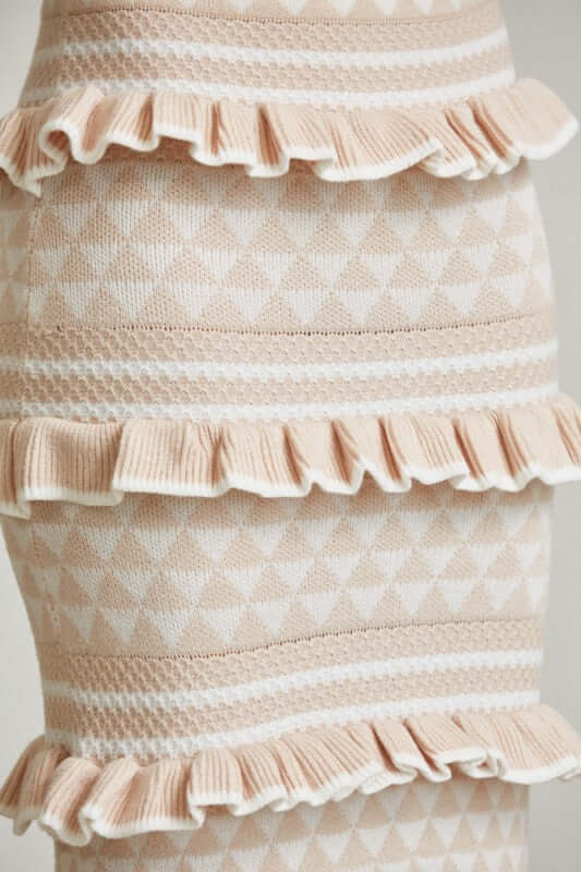 Sandlight Ruffle Knit Skirt Set – Alicia DiMichele Boutique