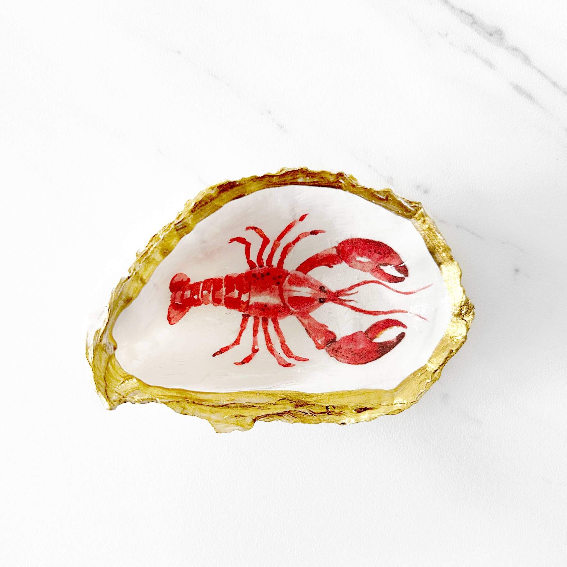 Lobster Life Oyster Shell Trinket Dish – Alicia DiMichele Boutique