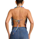 Starlit Halter Bead Trim Top – Alicia DiMichele Boutique