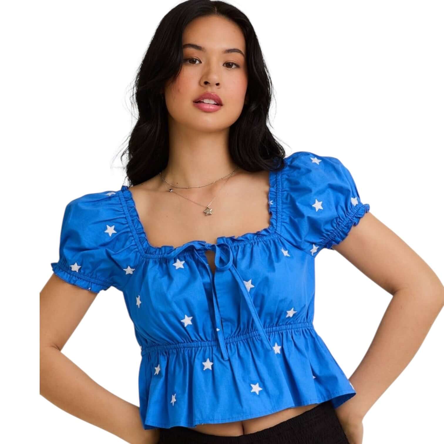 Starstruck Baby Doll Top – Alicia DiMichele Boutique
