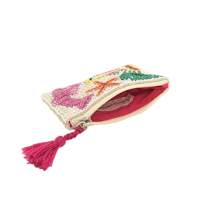 Underwater Tales Beaded Coin Purse – Alicia DiMichele Boutique