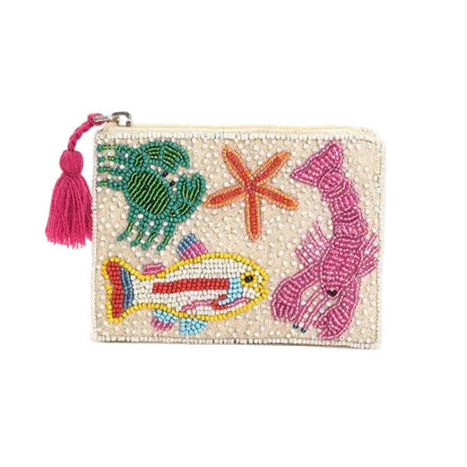 Underwater Tales Beaded Coin Purse – Alicia DiMichele Boutique