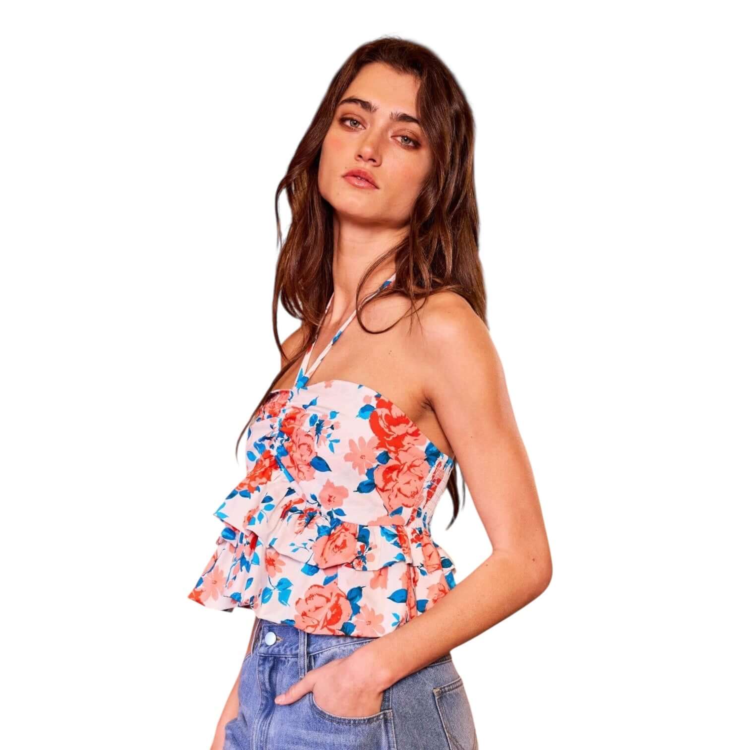 Wildflower Kiss Ruffle Top – Alicia DiMichele Boutique
