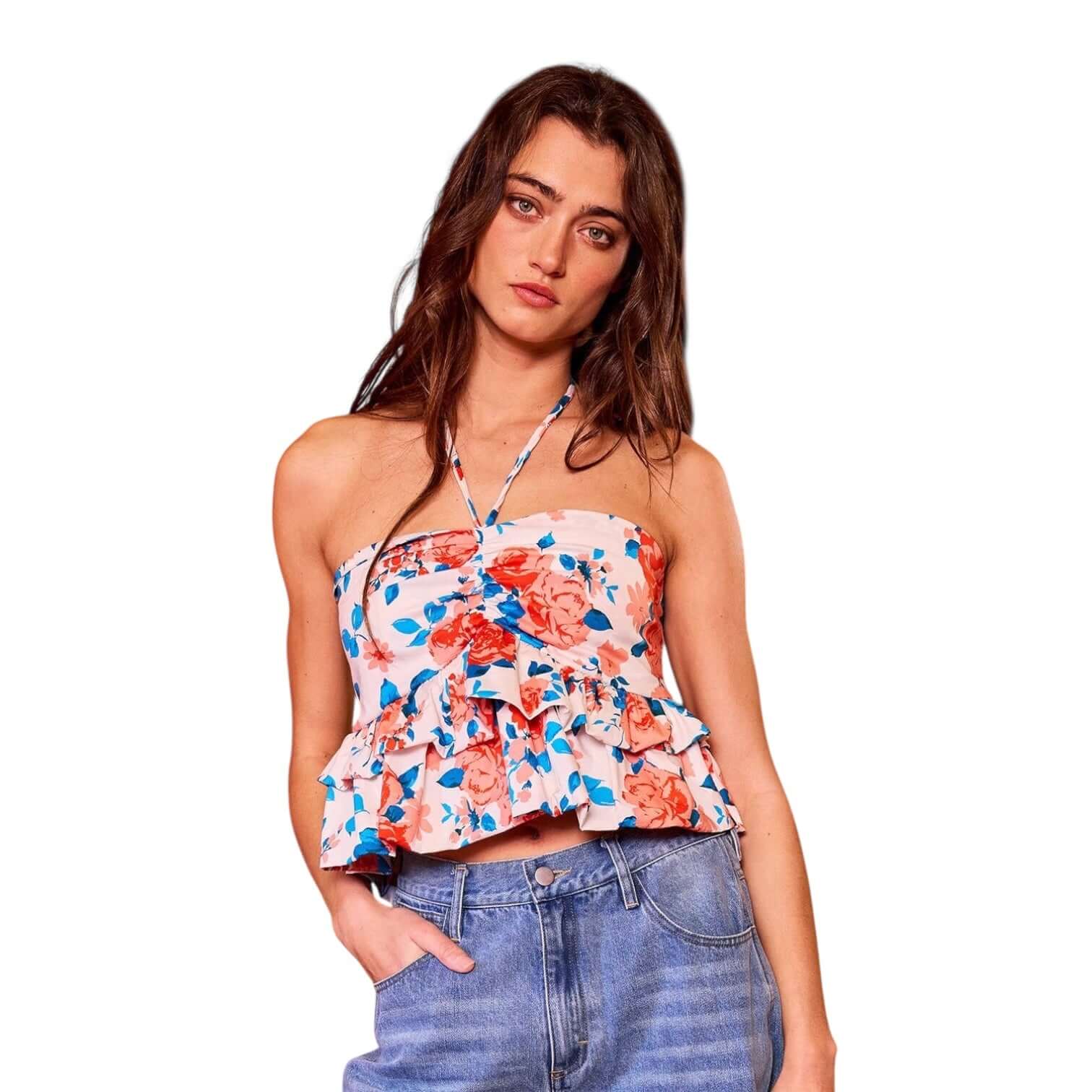 Wildflower Kiss Ruffle Top – Alicia DiMichele Boutique