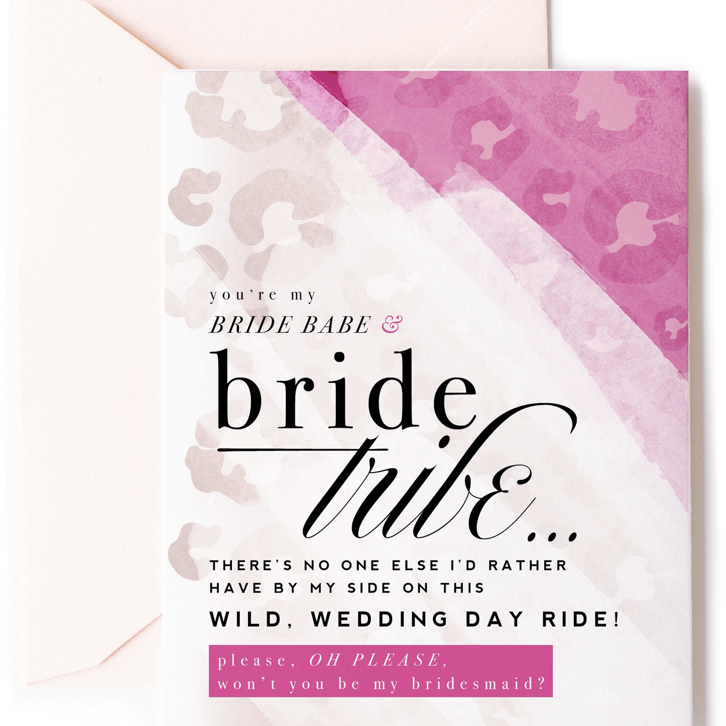 Will You Be My Bridesmaid Greeting Card – Alicia DiMichele Boutique
