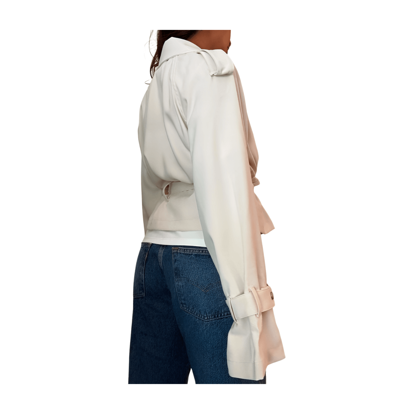 Cropped Trench Coat