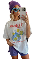 Amalfi Coast Graphic Tee available at Alicia DiMichele Boutique – stylish women’s fashion and accessories.