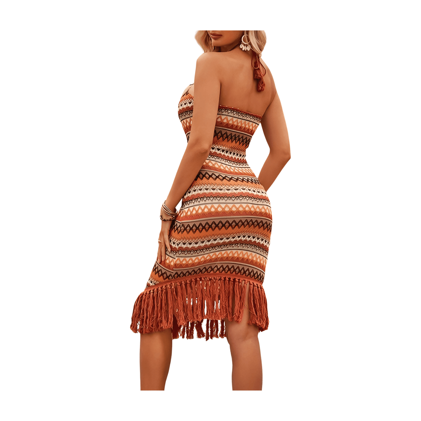 Bohemian Halter Dress