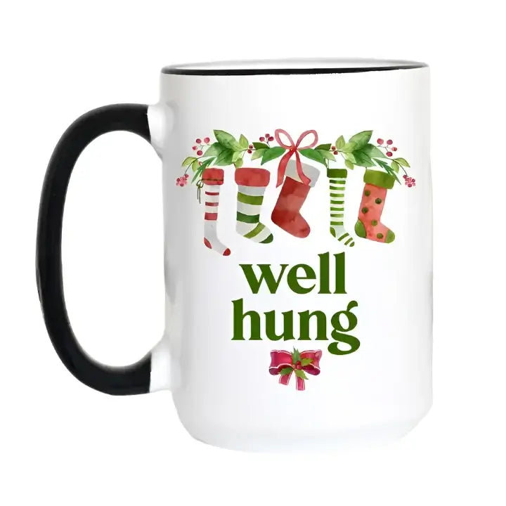 Well Hung Christmas Mug – Alicia DiMichele Boutique