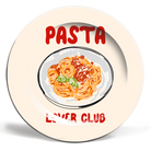 Spaghetti Pasta Club Plate – Alicia DiMichele Boutique