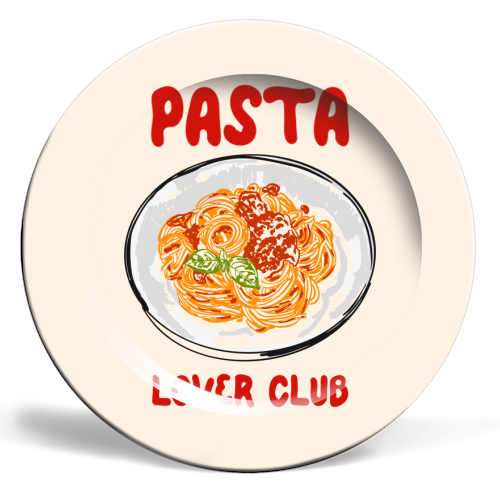 Spaghetti Pasta Club Plate – Alicia DiMichele Boutique