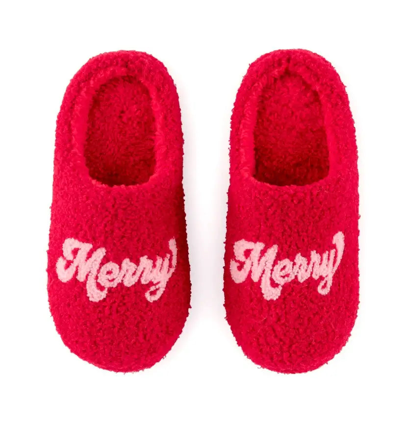 Merry Merry Slippers – Alicia DiMichele Boutique