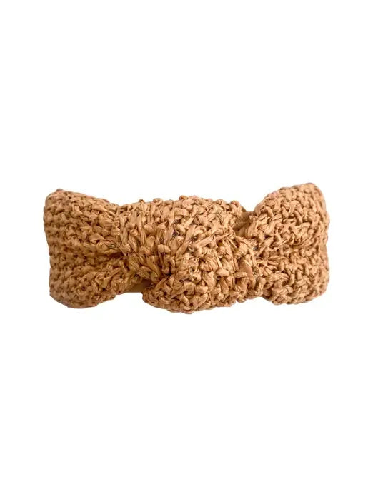 Willow Woven Headband - Tan – Alicia DiMichele Boutique