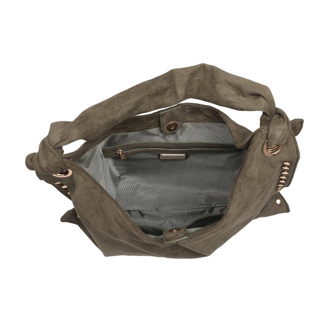 Soft Studded Hobo Bag - Olive – Alicia DiMichele Boutique