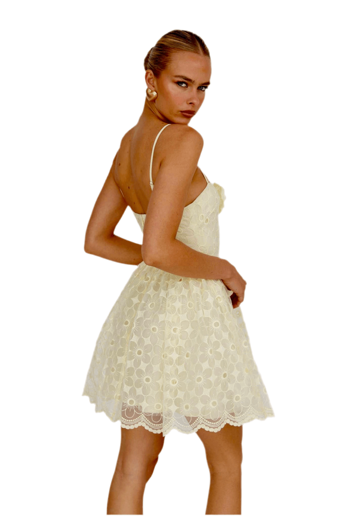 Lemon Drop Embellished Mini Dress – Alicia DiMichele Boutique