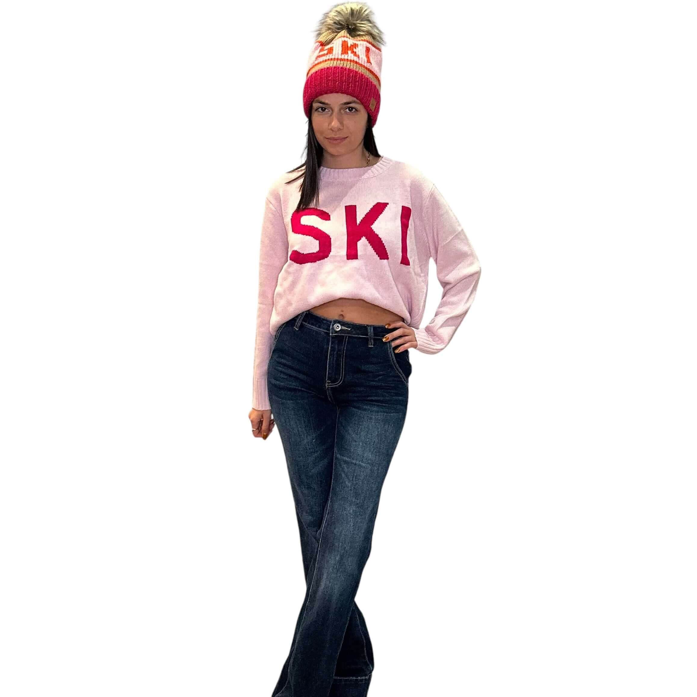 Light Pink Ski Sweater