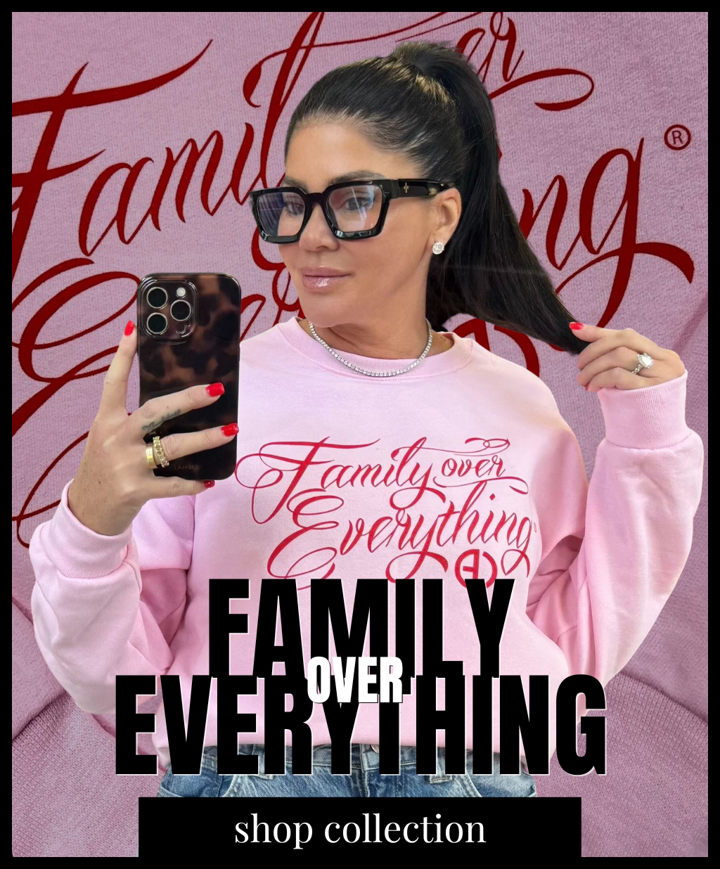 Alicia DiMichele Boutique, Family Over Everything, Trademark, Marlton NJ