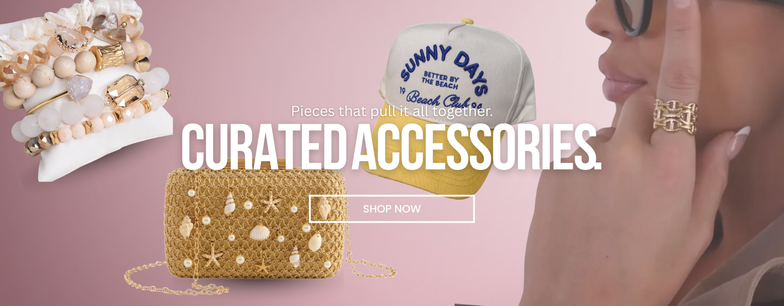 Alicia DiMichele, Marlton NJ, Accessories, Jewelry, how to elevate an outfit, trending bracelets, neckalces, rings, trucker hats, sunglasses, spring, summer