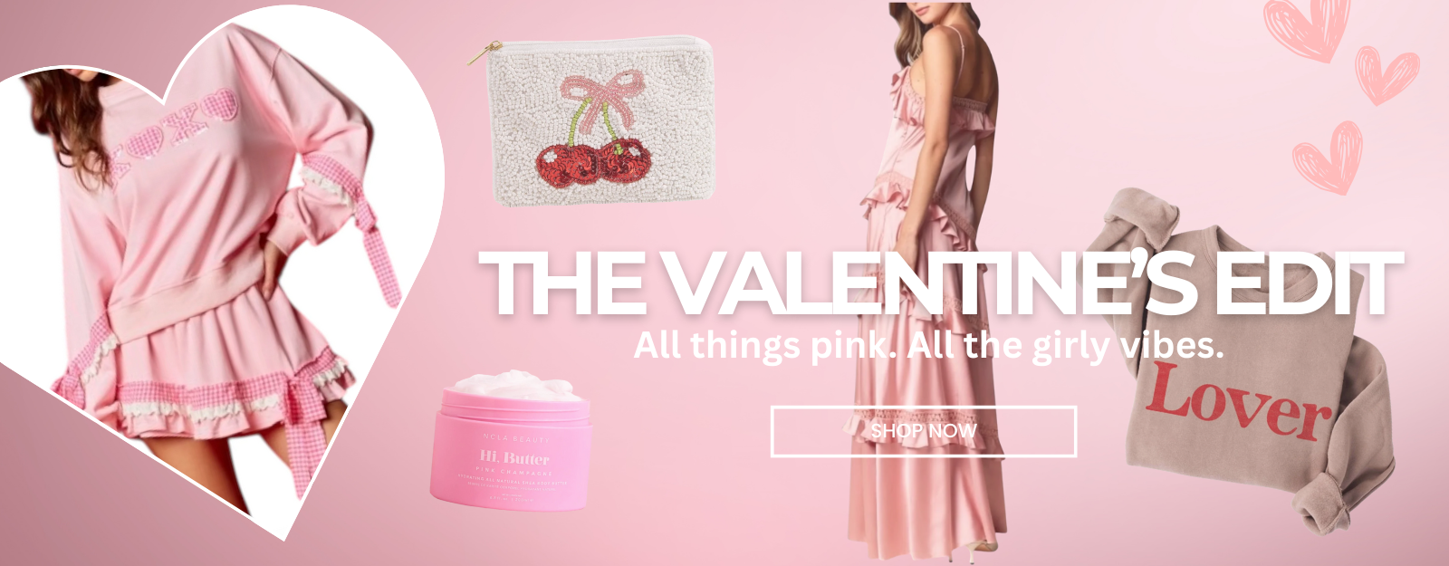 Alicia DiMichele Boutique, Marlton New Jersey, Women's Fashion, Trending clothes, Valentine's day outfits, pink skirts, cherries, bows